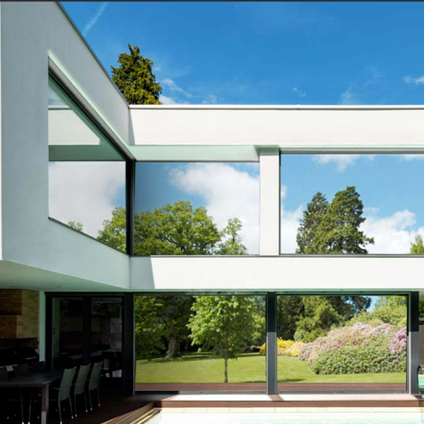 Silver Mirror Window Film